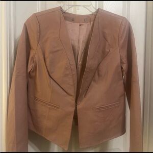Women's Mauve medium Leather Jacket